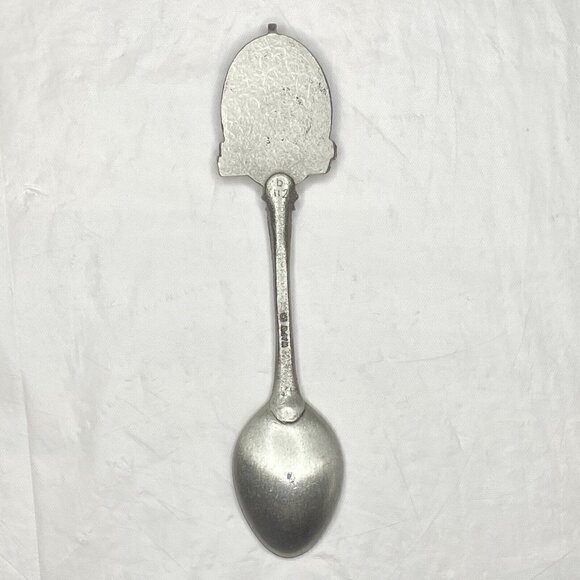 John Hancock Center Chicago VTG 5" Pewter Spoon Travel Souvenir D112 WAPW (EUC) - Picture 6 of 6